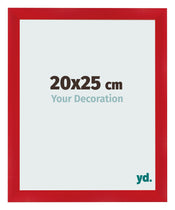 Cornice 20x25cm Rosso MDF Pisa Davanti Dimensione | Yourdecoration.it