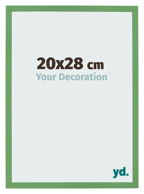 Cornice 20x28 cm Verde MDF Bologna Davanti Dimensione | Yourdecoration.it