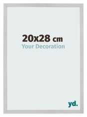 Cornice 20x28cm Acciaio Inox MDF Bologna Davanti Dimensione | Yourdecoration.it