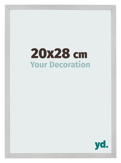Cornice 20x28cm Acciaio Inox MDF Bologna Davanti Dimensione | Yourdecoration.it