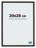 Cornice 20x28cm Antracite MDF Bologna Davanti Dimensione | Yourdecoration.it