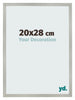 Cornice 20x28cm Argento Opaco MDF Bologna Davanti Dimensione | Yourdecoration.it