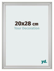 Cornice 20x28cm Argento Opaco MDF Lazio Davanti Dimensione | Yourdecoration.it