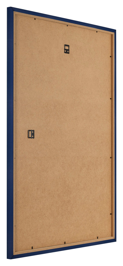 Cornice 20x28cm Blu Scuro Spazzato MDF Bologna Retro Obliquo | Yourdecoration.it