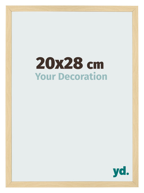 Cornice 20x28cm Faggio Decorativo MDF Bologna Davanti Dimensione | Yourdecoration.it