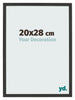 Cornice 20x28cm Grana Di Legno Nero MDF Bologna Davanti Dimensione | Yourdecoration.it