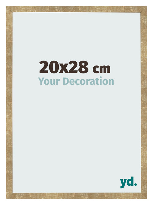 Cornice 20x28cm Oro Antico MDF Bologna Davanti Dimensione | Yourdecoration.it