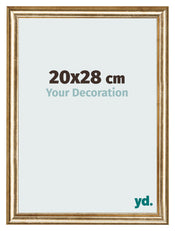 Cornice 20x28cm Oro Antico MDF Lazio Davanti Dimensione | Yourdecoration.it