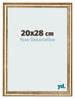 Cornice 20x28cm Oro Antico MDF Lazio Davanti Dimensione | Yourdecoration.it