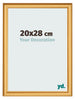 Cornice 20x28cm Oro Opaco MDF Lazio Davanti Dimensione | Yourdecoration.it