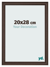 Cornice 20x28cm Quercia Scura MDF Lazio Davanti Dimensione | Yourdecoration.it