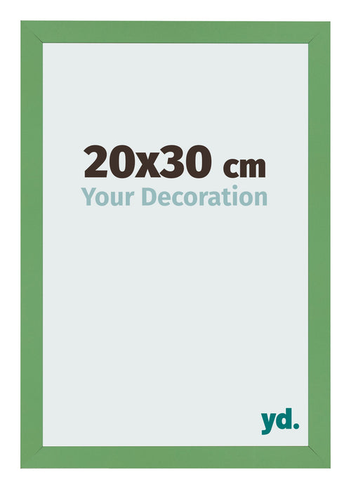 Cornice 20x30 cm Verde MDF Bologna Davanti Dimensione | Yourdecoration.it