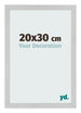 Cornice 20x30cm Acciaio Inox MDF Bologna Davanti Dimensione | Yourdecoration.it