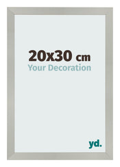 Cornice 20x30cm Argento Opaco MDF Bologna Davanti Dimensione | Yourdecoration.it