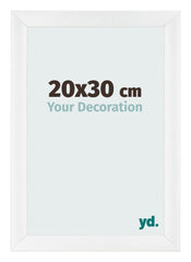 Cornice 20x30cm Bianco Vintage MDF Pisa Davanti Dimensione | Yourdecoration.it