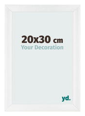 Cornice 20x30cm Bianco Vintage MDF Pisa Davanti Dimensione | Yourdecoration.it