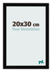 Cornice 20x30cm Nero Lucente MDF Bologna Davanti Dimensione | Yourdecoration.it