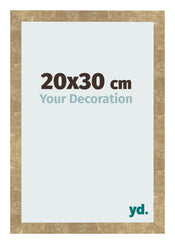 Cornice 20x30cm Oro Antico MDF Bologna Davanti Dimensione | Yourdecoration.it