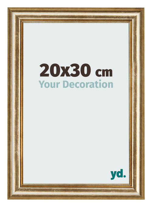 Cornice 20x30cm Oro Antico MDF Lazio Davanti Dimensione | Yourdecoration.it