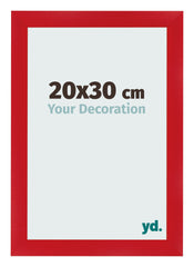 Cornice 20x30cm Rosso MDF Pisa Davanti Dimensione | Yourdecoration.it