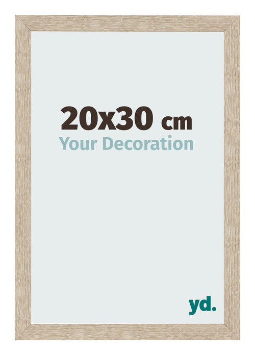 Cornice 20x30cm Rovere MDF Bologna Davanti Dimensione | Yourdecoration.it