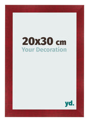 Cornice 20x30cm Vino Rosso Spazzato MDF Pisa Davanti Dimensione | Yourdecoration.it