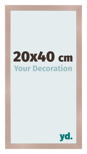 Cornice 20x40 cm Rosa Antico MDF Bologna Davanti Dimensione | Yourdecoration.it