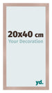 Cornice 20x40 cm Rosa Antico MDF Bologna Davanti Dimensione | Yourdecoration.it
