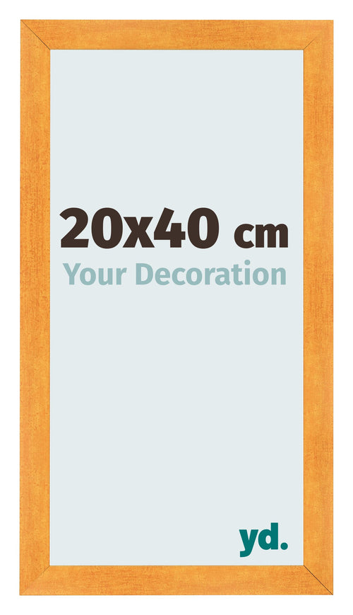 Cornice 20x40cm Arancione MDF Pisa Davanti Dimensione | Yourdecoration.it