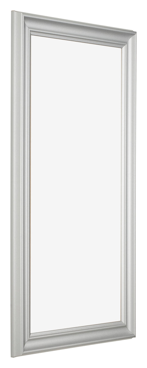 Cornice 20x40cm Argento Opaco MDF Lazio Davanti Obliquo | Yourdecoration.it