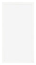 Cornice 20x40cm Bianco Lucente MDF Bologna Davanti | Yourdecoration.it