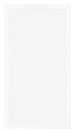Cornice 20x40cm Bianco Opaco MDF Bologna Davanti | Yourdecoration.it