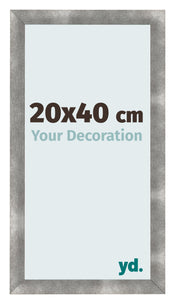 Cornice 20x40cm Metallo Vintage MDF Pisa Davanti Dimensione | Yourdecoration.it
