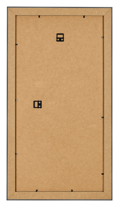 Cornice 20x40cm Nero Argento Lucido MDF Pisa Retro | Yourdecoration.it
