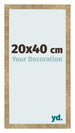 Cornice 20x40cm Oro Antico MDF Bologna Davanti Dimensione | Yourdecoration.it
