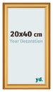 Cornice 20x40cm Oro Opaco MDF Lazio Davanti Dimensione | Yourdecoration.it