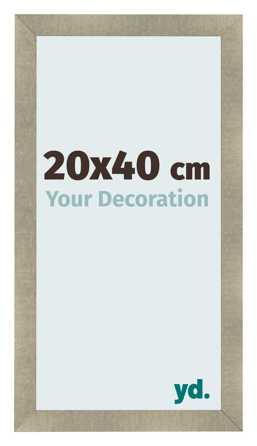 Cornice 20x40cm Oro Vintage MDF Pisa Davanti Dimensione | Yourdecoration.it