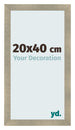 Cornice 20x40cm Oro Vintage MDF Pisa Davanti Dimensione | Yourdecoration.it