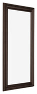 Cornice 20x40cm Quercia Scura MDF Lazio Davanti Obliquo | Yourdecoration.it