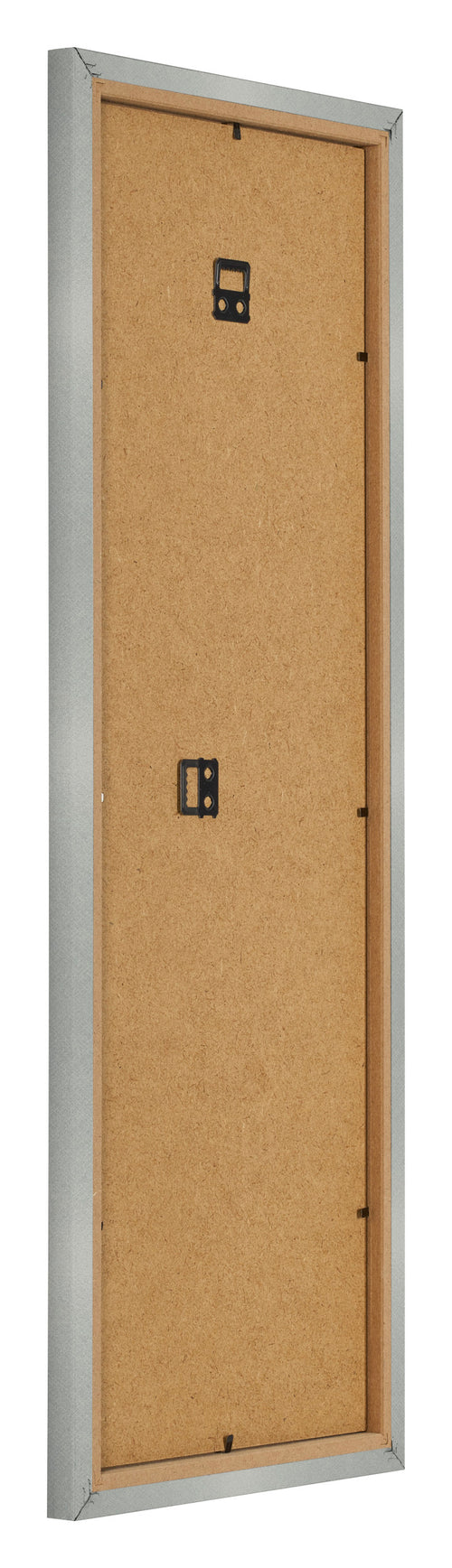 Cornice 20x60cm Alluminio Spazzolato MDF Bologna Retro Obliquo | Yourdecoration.it