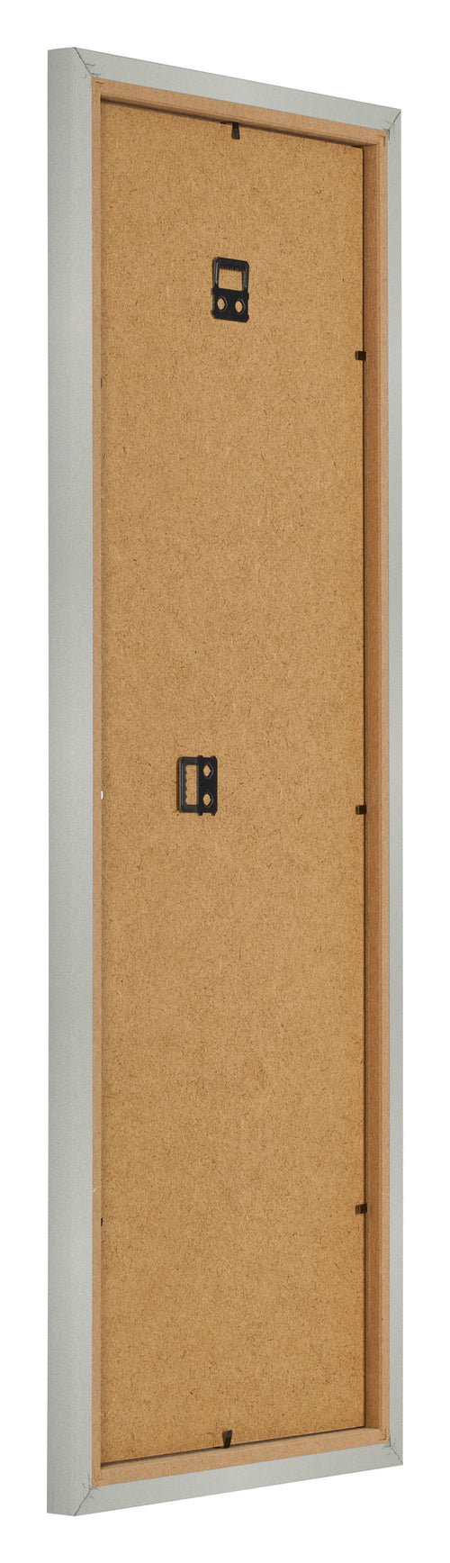 Cornice 20x60cm Argento Opaco MDF Bologna Retro Obliquo | Yourdecoration.it