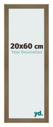 Cornice 20x60cm Bronzo Decorativo MDF Bologna Davanti Dimensione | Yourdecoration.it