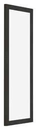 Cornice 20x60cm Grana Di Legno Nero MDF Bologna Davanti Obliquo | Yourdecoration.it