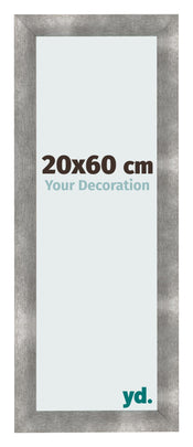 Cornice 20x60cm Metallo Vintage MDF Pisa Davanti Dimensione | Yourdecoration.it