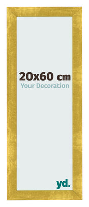 Cornice 20x60cm Oro Vintage MDF Pisa Davanti Dimensione | Yourdecoration.it