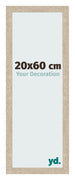 Cornice 20x60cm Rovere MDF Bologna Davanti Dimensione | Yourdecoration.it