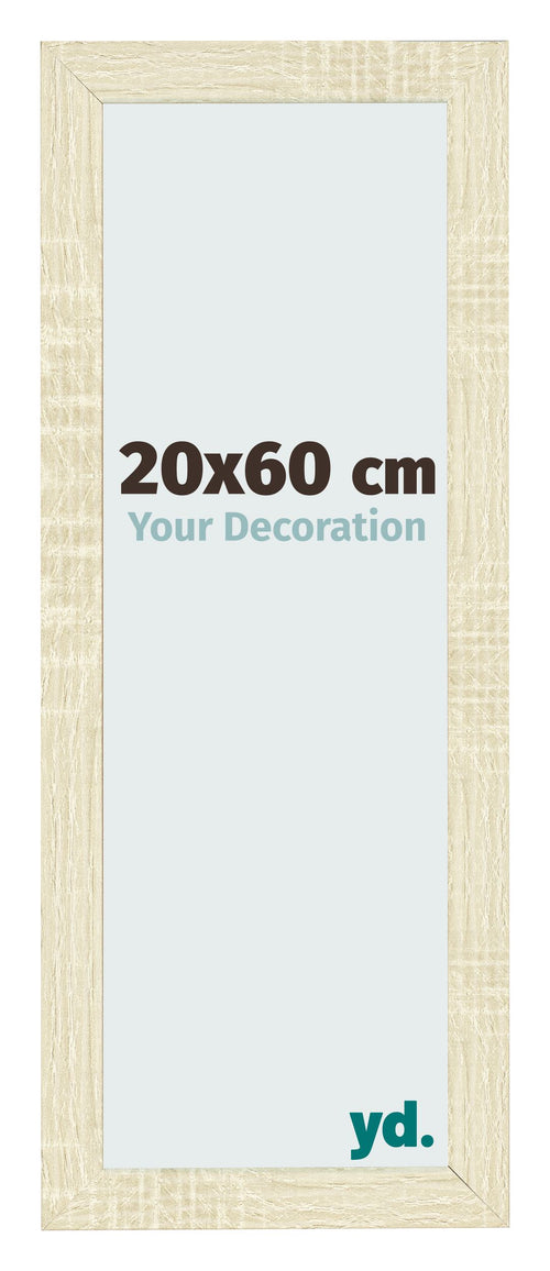 Cornice 20x60cm Rovere MDF Pisa Davanti Dimensione | Yourdecoration.it