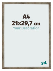 Cornice 21x29 7 cm A4 Metallo Vintage MDF Bologna Davanti Dimensione | Yourdecoration.it