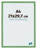 Cornice 21x29 7 cm A4 Verde MDF Bologna Davanti Dimensione | Yourdecoration.it