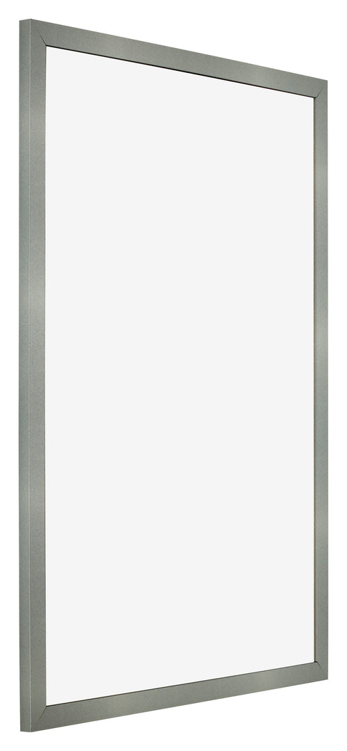 Cornice 21x29 7cm A4 Alluminio Spazzolato MDF Bologna Davanti Obliquo | Yourdecoration.it
